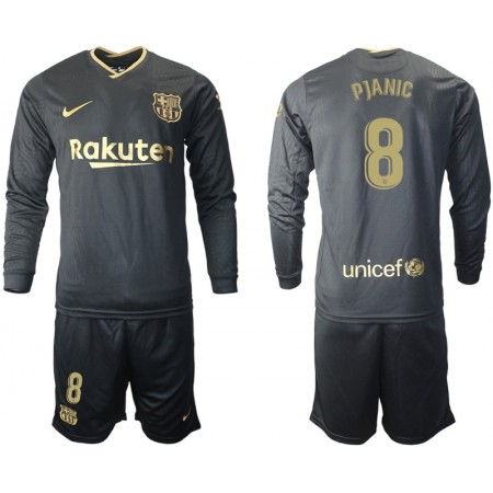 Tenue FC Barcelone Miralem Pjanic 8 Enfant Exterieur 2020-2021 Maillot de Foot ML Tenue FC Barcelone Miralem Pjanic 8 Enfant Exterieur 2020-2021 Maillot de Foot ML